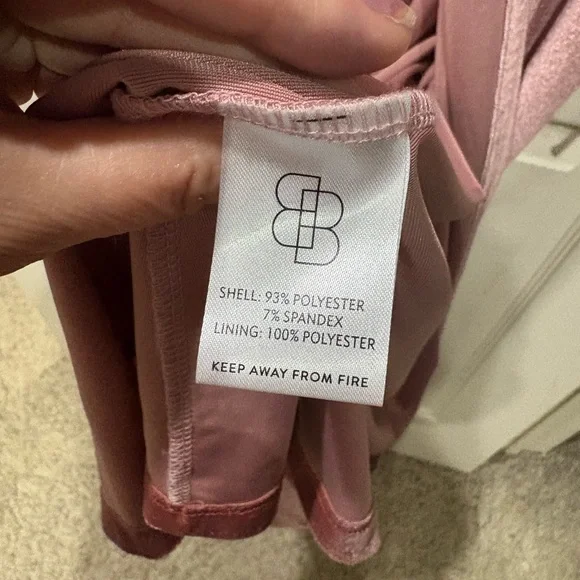 Baltic Born Elegant Rose Pink velvet wrap Dress bridesmaid wedding XL - Picture 3 of 10